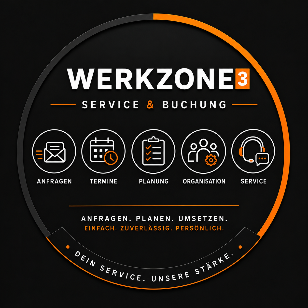 Werkzone³ Service & Buchung